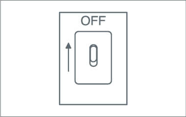 Step 1. Turn off the power